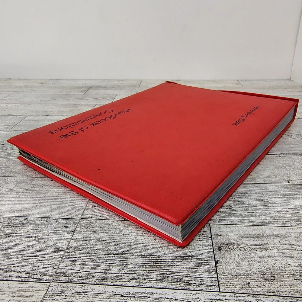 Handbook of the Constellations Astronomy Reference Book Science Guide 1977 3rdEd